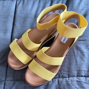Steve Madden Yellow Sandals